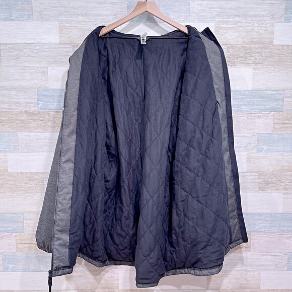 NC State Wolfpack On-Field Parka Jacket Gray Hooded Insulated Mens XLT XL Tall - Picture 5 of 9